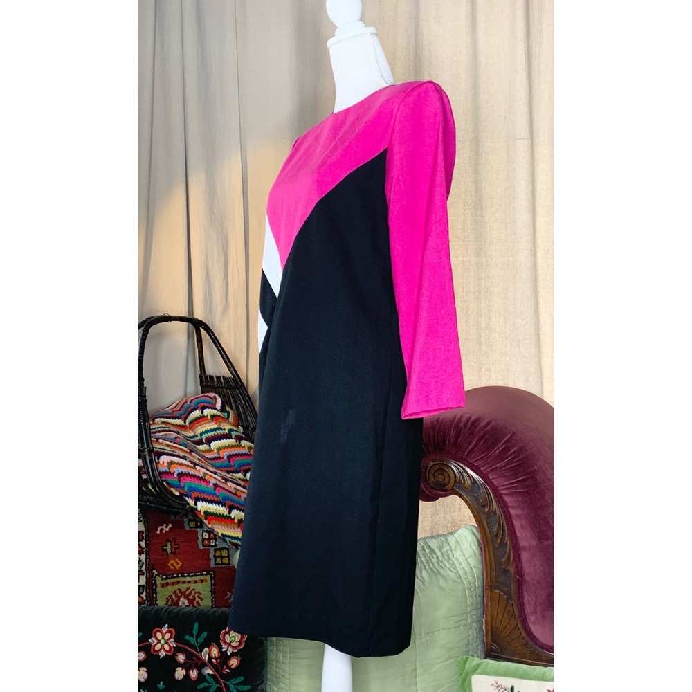 80s Color Block Dress - Picture 4 of 7